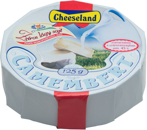 cheeseland camembert sajt 45sz 125g